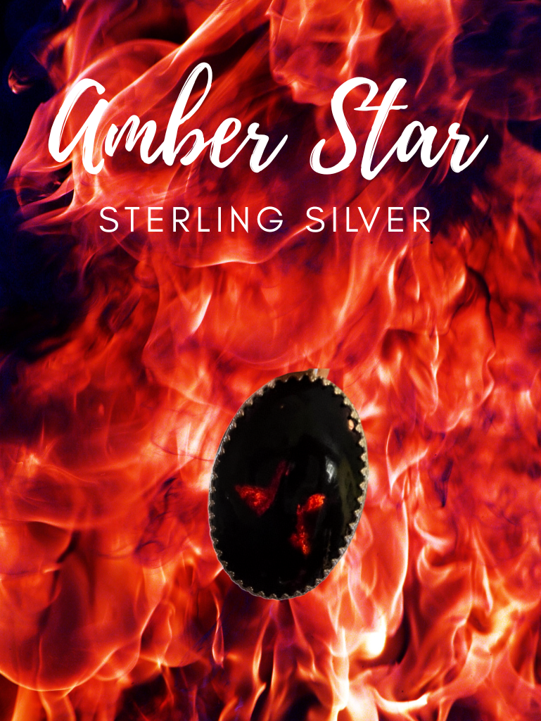 Amber Cut Star NAMED