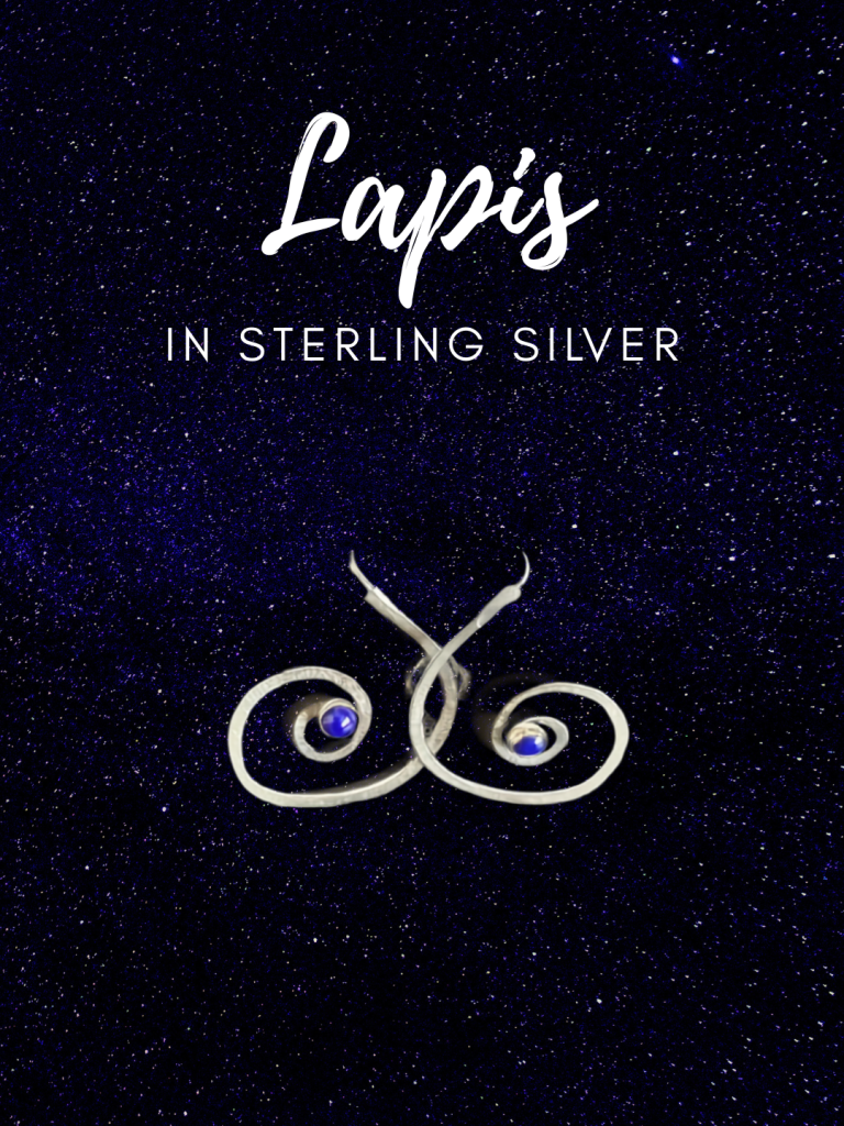 Lapis earrings NAMED