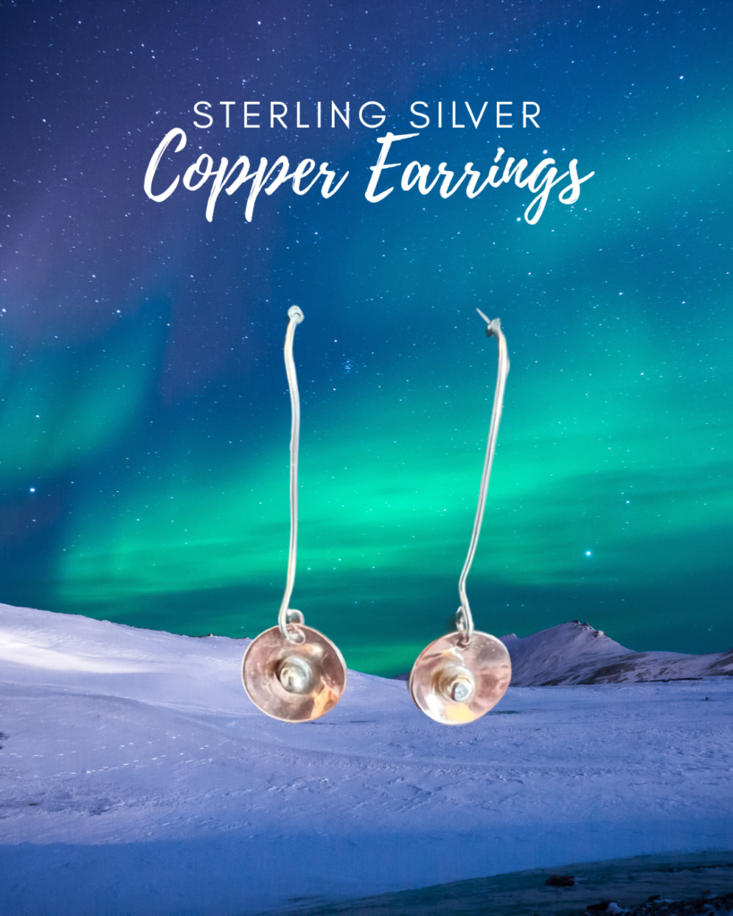 Silver & Copper Earrings Instagram