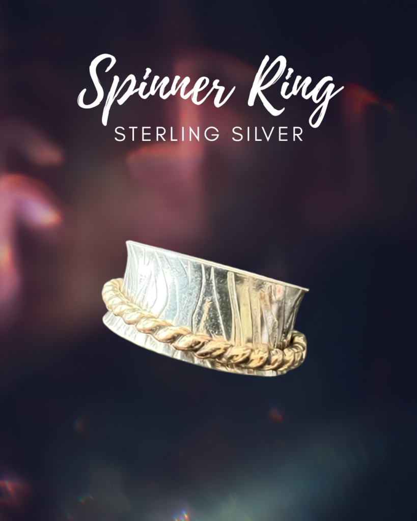 Spinner Ring 1 Gold Instagram