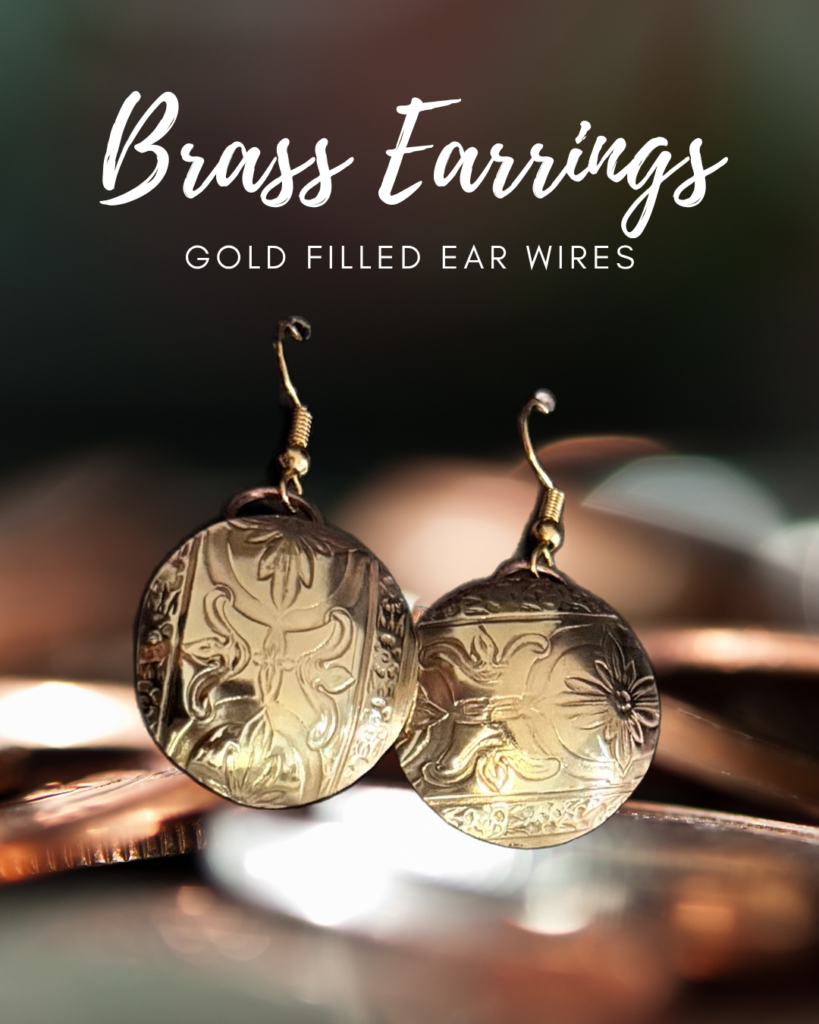 Brass Earrings Instagram
